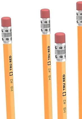 Staples Wooden Pencils, #2 HB Lead, Pre‑Sharpened, 36 Pencils (3 Dozen)