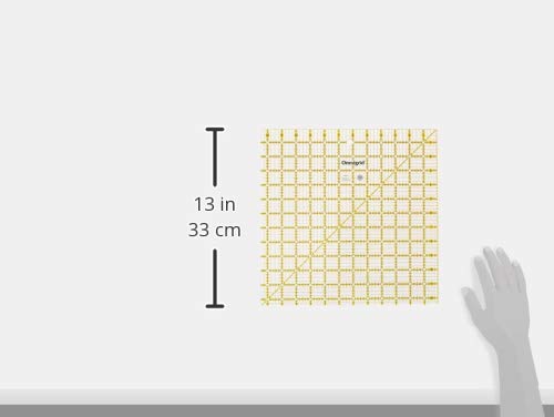 Omnigrid R125 Quilter's Square, 12-1/2 x 12-1/2-Inch | Cuts 12-1/2" x 12-1/2'' Fabric - Sewing and Quilting Supplies