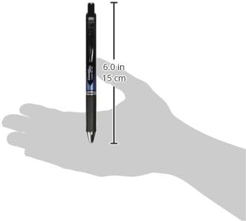 Pentel Gel Ink Pen, Retractable Gel Pen, 0.5mm, Needle Tip, Black Ink, 1 Pen (BLN75BPA)