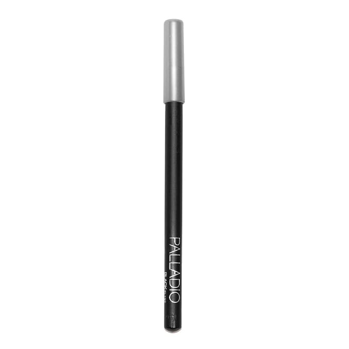 Palladio Wooden Eyeliner Pencil, Thin Pencil Shape, Easy Application, Firm yet Smooth Formula, Perfectly Outlined Eyes, Contour and Line, Long Lasting, Rich Pigment, Black