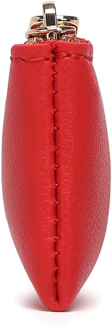Slim Pencil Case Small Pencil Pouch Pen Case (Bright Red/FL)