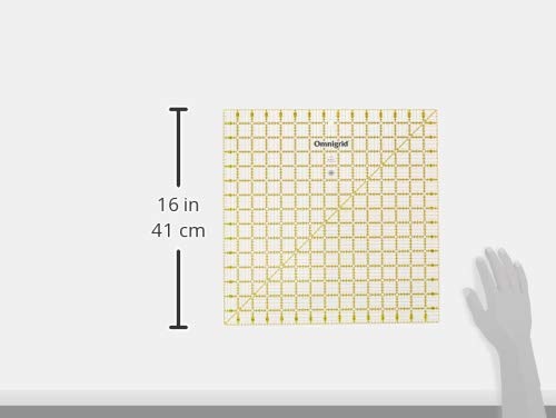 Omnigrid 15" x 15" Square Quilting and Sewing Ruler | Sewing and Quilting Supplies