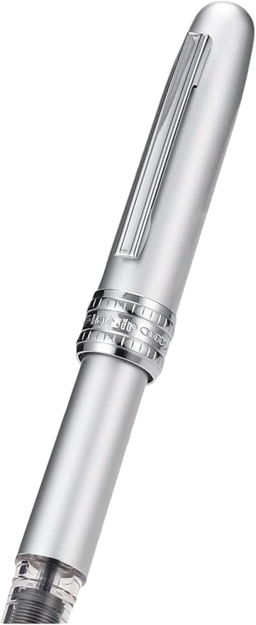 Platinum Fountain Pen, Plaisir Fine Nib, Ice White (PGB-1000B-#3-F)