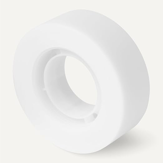 Amazon Basics Matte Finish Invisible Tape, 3/4" x 1000" (27.78 Yards), Translucent, 12-Pack