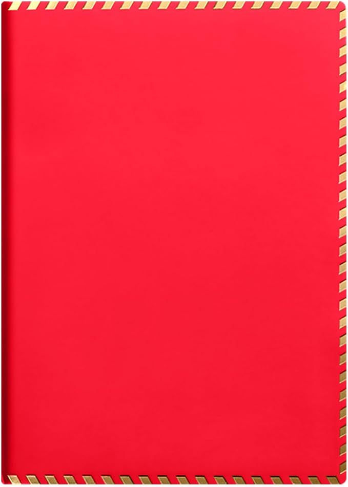 Personalized Journal Notebook Set with Pen & Gift Box, Custom Name/Logo Notebook Black A5 College Ruled Lined 8.26''x5.9'' Personalized notebook Gifts for Men and Women,200 Pages (Only Customizable Notebook, Red)