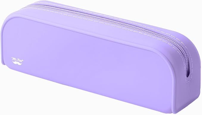 Mr. Pen- Silicone Pencil Case, Aesthetic Pencil Bag for Women, Makeup Pouch | Multifunctional Pouch for Stationery, Cosmetics and Electrical Goods Storage