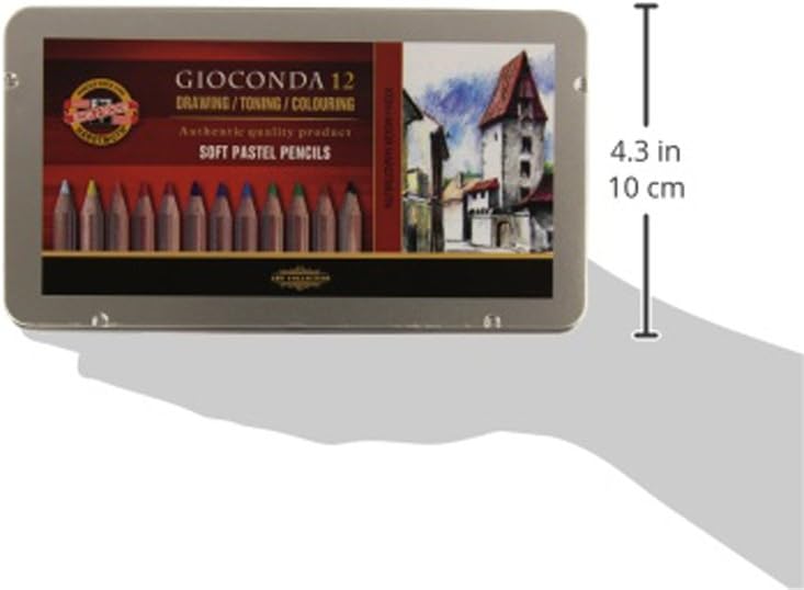KOH-I-NOOR Artist's Soft Pastel Pencils (Set of 12)