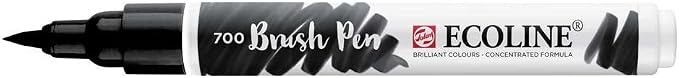 Talens Ecoline 10 brush pens.