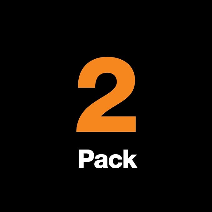 Fiskars 8” Everyday Titanium Comfort Grip Scissors (2-Pack), Home & Office Scissors for Cutting Paper, Cardboard, Photos and More, Gray