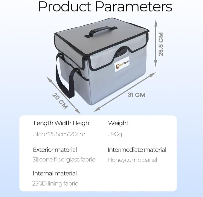 End of Life Organization System - Fireproof Storage Box for Important Documents - Estate Planning Tool with Pre-labeled File Organizer Folders | All-in-one Solution - Rated Up to 1200°F