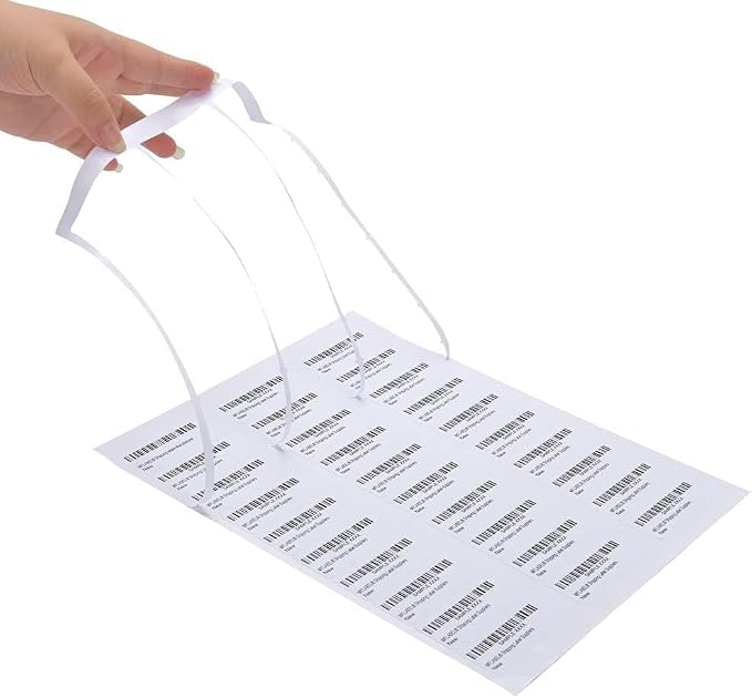 1" x2-5/8 Address Labels, 900 Label Stickers Printable White Address Labels Personalized, for Laser/Inkjet Printing - 30 Per Page (30 Sheets)