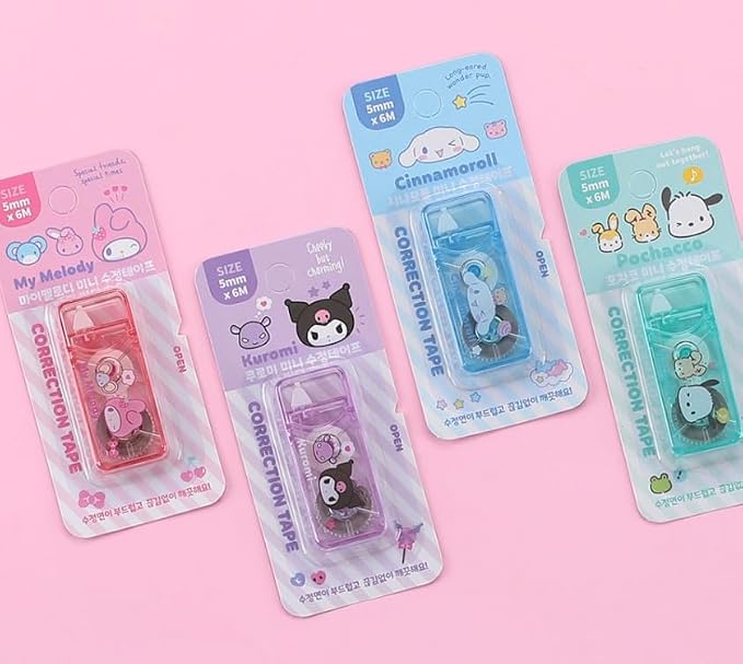 Cute Correction Tape, 3 Count