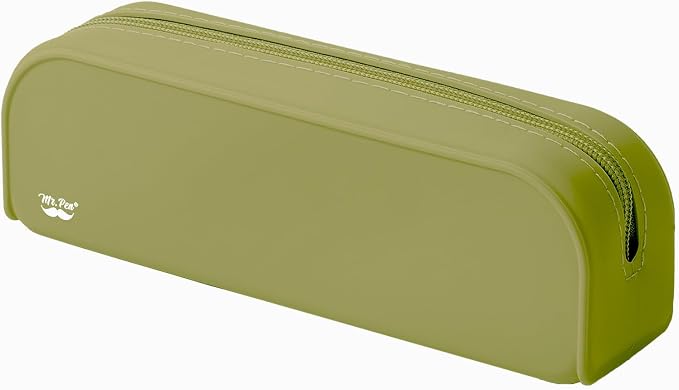 Mr. Pen- Silicone Pencil Case, Aesthetic Pencil Bag for Women, Makeup Pouch | Multifunctional Pouch for Stationery, Cosmetics and Electrical Goods Storage