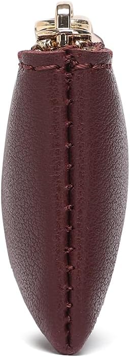 Slim Pencil Case Small Pencil Pouch Pen Case (Burgundy/FL)
