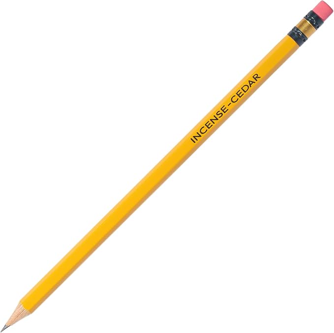 Mongol Classic Incense Cedar #2 Pencil - 504-Pack - Pre-sharpened, European Graphite Core, US Grown Cedar, Smudge Free Eraser – Nontoxic PMA Certified
