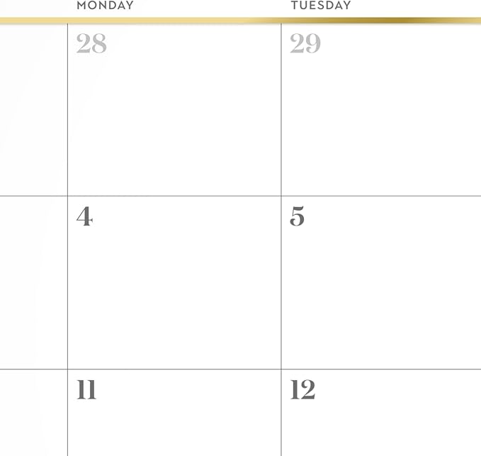 Mead Cambridge 2027 Wall Calendar, Monthly, 15" x 12" Planner, WorkStyle, White (1606-707-27)