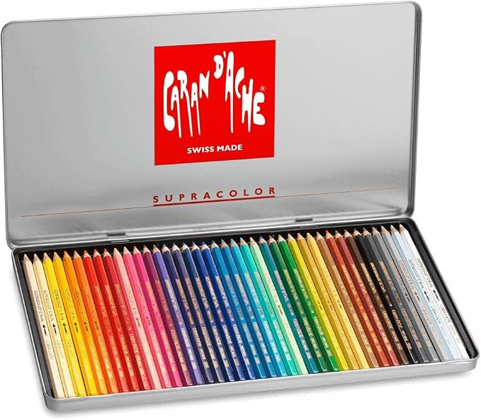 Caran D'ache Supracolor Metal Box Set Of 40 (3888.340)