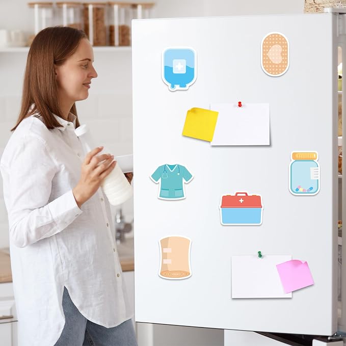 30 Pack 600 Sheets Nurse Sticky Notes Doctors Medical Sticky Notes Notepad Nurse Gifts for Women Nursing Friends Hospital School Doctor Healthcare Workers Nurse Week Graduation Appreciation Gifts