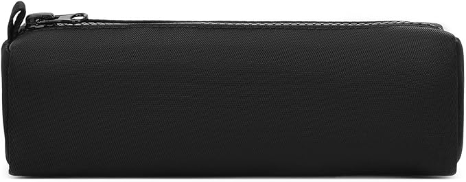 Pencil Case Lightweight and Durable Ideal Pencil Pouch for School and Office Supplies (Black,Oxford)