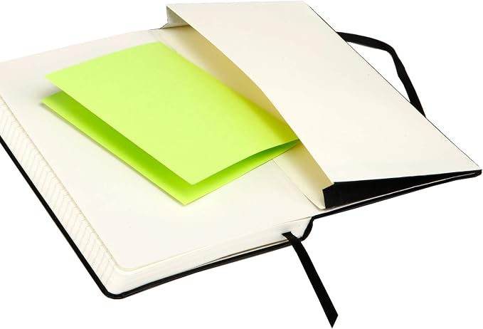 C.R. Gibson MJ5-4792 Brown Bonded Leather Notebook with 240 Ruled Pages, 5" W x 8.25" H