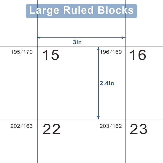 Desk Calendar 2026-2027, KOPEESY 22" x 17" Large Desk Calendar, 18 Mouths From March 2026 to August 2027, Desktop Calendar with Notes and Thick Paper for Home, Office and School