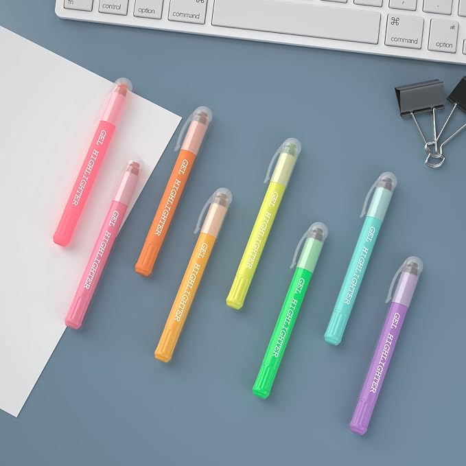feela Bible Gel Highlighter study kit (8 Bright Colors)