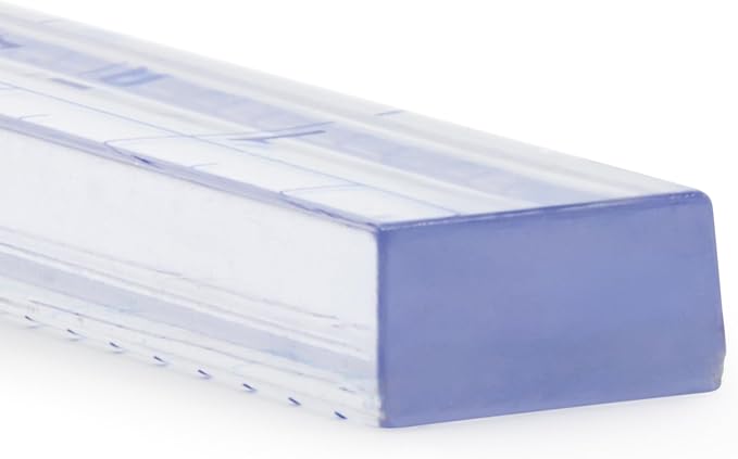 Dritz Super Seamer Ruler, 1/4" x 1/2" x 6-3/4", Clear