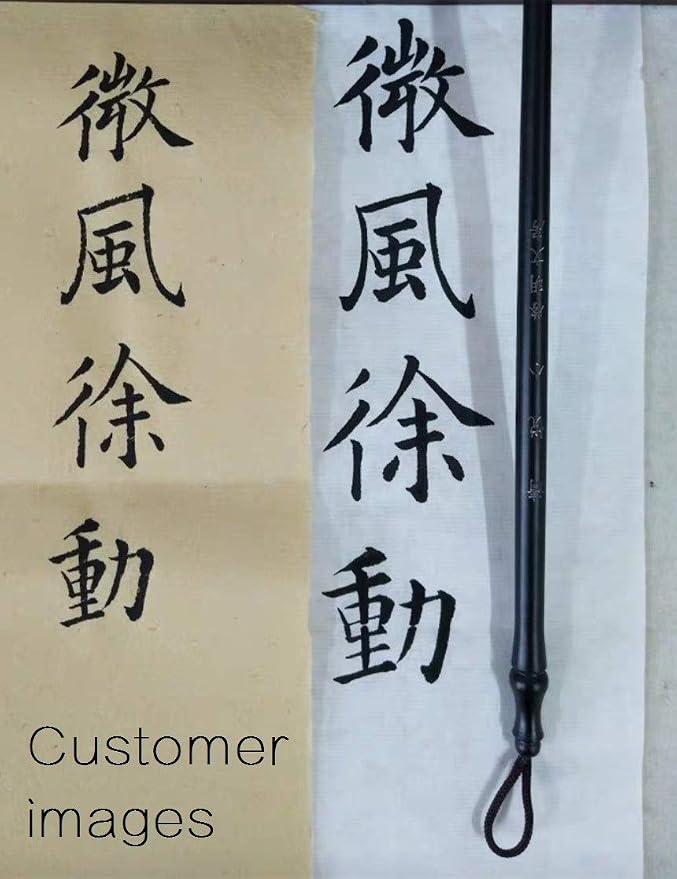 QingYue Zhongkai Chinese Brush, Yang Jian Hao Chinese Calligraphy Brush for Regular Script/KaiShu, Running Script/Xing shu, Cursive/Cao Shu (QingYue 3pcs Set Small+Medium+Large)