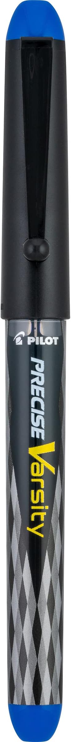 Pilot Precise Varsity Pre-Filled Fountain Pens for Writing, Medium Point Stainless Steel Nib, Blue Ink, 1.0mm, 12-Pack