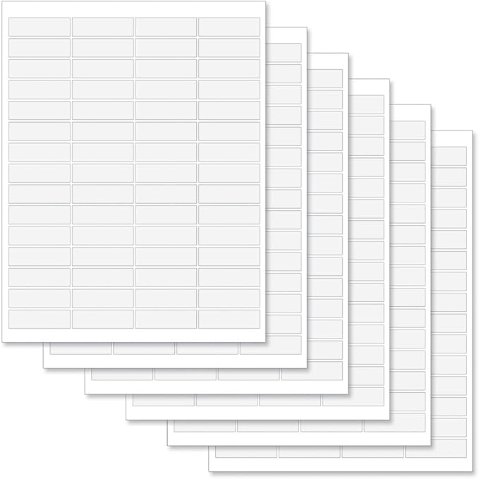 Colorful Images Beach Small Classic Mailing Labels, 240 | Calm Seas, 240 Count, Self-Adhesive on Flat-Sheet Labels, Customize with Name & Shipping Address