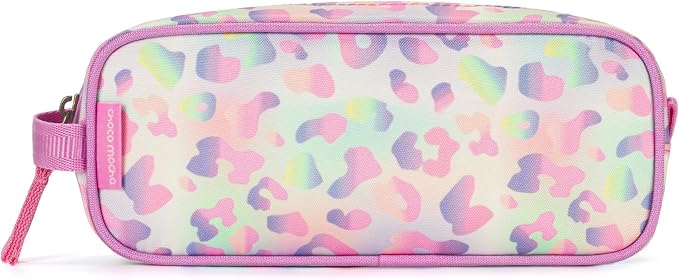 Choco Mocha Kids Pencil Case for Boys, Soft Zipper Pencil Pouch for Boys, Kids Pencil Case for School Lightning Pencil Bag for Toddler Boy, Black