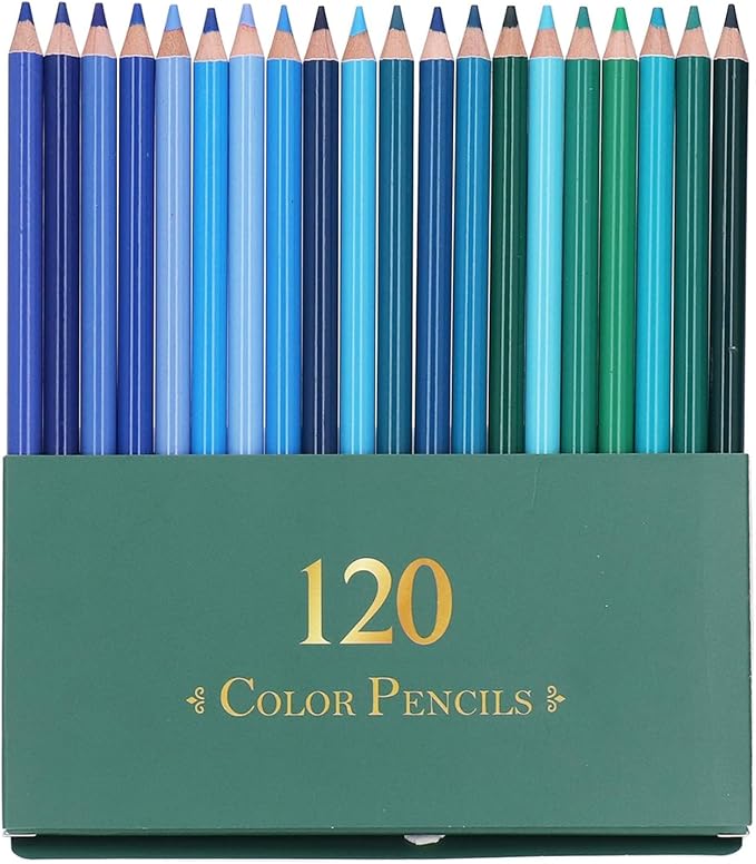 JEOZBM 120 Colored Pencils, Professional Soft Core Artist Sketching Drawing Pencils, Art Craft Gift Supplies for Adult Coloring Book