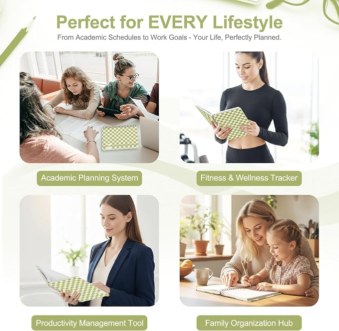 Planner 2026-2027, Weekly and Monthly Academic Planner, July 2026 - June 2027, Hardcover Calendar Agenda Book for School Year Planning, School Supplies for Teacher and Student, Letter Size(8.5'' x 11'')