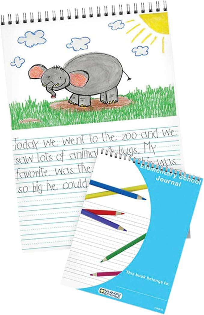 Hammond & Stephens Elementary Writing Journal, 8-1/2 x 11 Inches, 48 Sheets