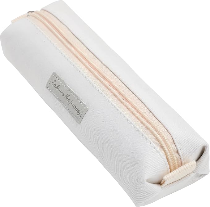 Mr. Pen- Cute Pencil Case Pouch, Multipurpose Canvas Bible Pencil Pouch | Smooth Zipper, Premium Material, Neat Stitches, Ideal for Stationery, Cosmetics, Electronics, School, Office, Travel