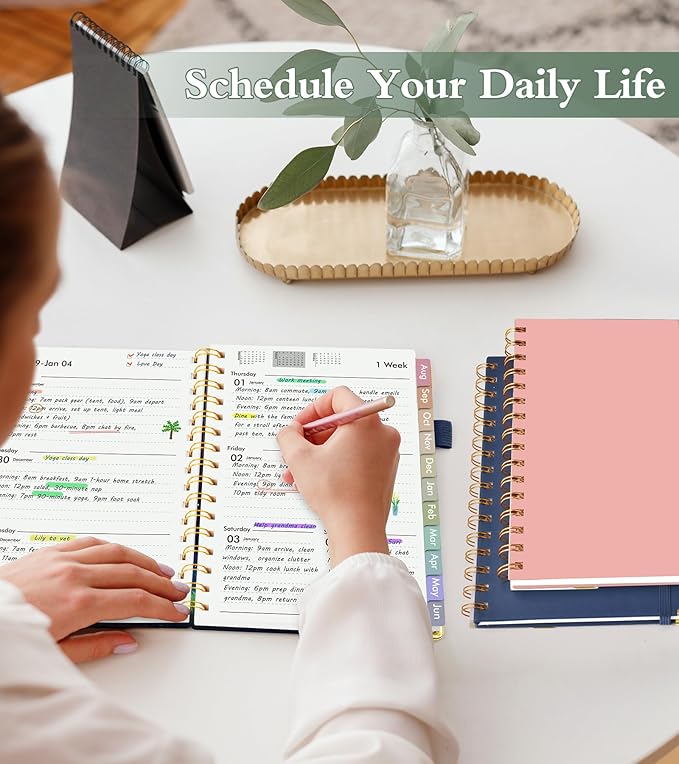 Academic Planner 2026-2027, Hardcover Weekly and Monthly Calendar Planner from July 2026 - June 2027, Daily Agenda Planners with Tabs, College School Organizer for Student Teacher, A4 (8.5" x 11"), Starfall Range