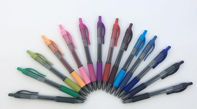 Zebra Pen Sarasa Dry X20 Retractable Gel Pens, 0.7mm Medium Point, Blue Ink with Rapid Fast Dry Ink Technology, Ideal for the Left-Handed, Eliminates Smudging and Smearing in Seconds, 12-Pack (46820)