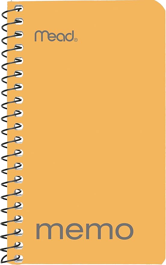 Mead Small Notebook, 24 Pack of pocket notebook 3x5 " College Ruled Small Memo Pad Wirebound 60 Sheets, Pastel Colors of Mini Notebook in Bulk pack