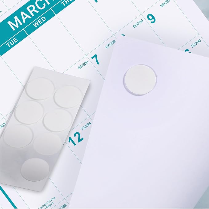2027 Wall Calendar, 34.3" x 22.8"(open), Jan.2027 - Dec.2027 | Yearly Wall Calendar 2027, 2027 Calendar with Thick Paper, One Page for Organizing, Vertical, Round Stickers - Green