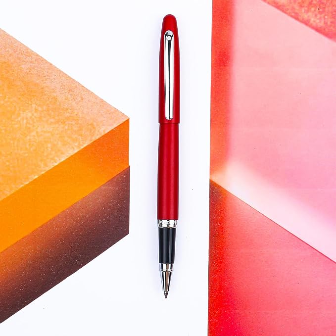 Sheaffer VFM Excessive Red Rollerball Pen with Chrome Trim