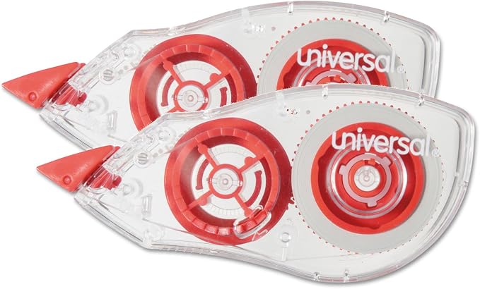 Universal Correction Tape with Two-Way Dispenser, white (UNV75602)