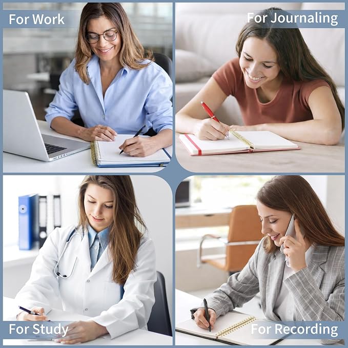 Spiral Notebook - 8.5 x 10.98 Inch Large Hard Cover Notebook with Elastic Band & Pocket, 180 Pages, Lay Flat Wirebound Journal for Work, School, Planning & Note Taking ReefBlue