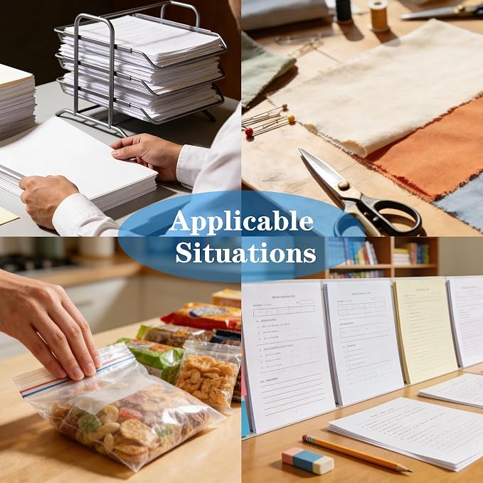 Reusable Portable Binder Clip Stapler Set (2-Pack) — 40-Sheet Capacity, Includes 140 Metal Refill Clips (40 Silver + 100 Assorted Colors) — Ideal for Home, School, and Office Use (Black & White)