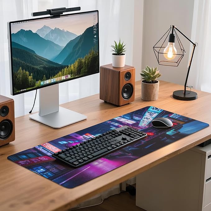 Gaming Mouse Pad - (31.5"×11.8") Sports Car Large Mouse Pads for Desk - Desk Mat for Keyboard and Mouse with Non-Slip Base, Desks Pad Matfor Game/Office & Home