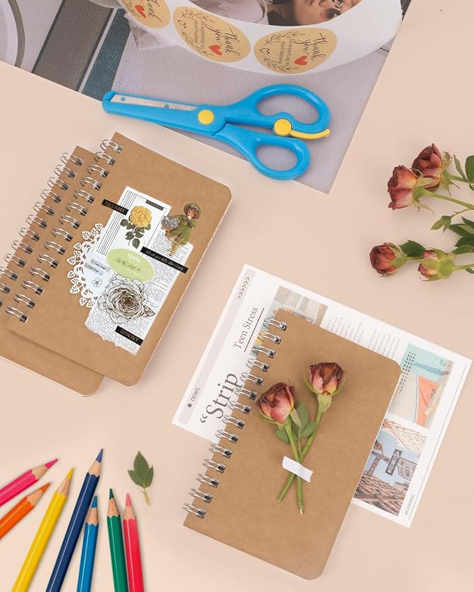 Dynta Mini Pocket Notebooks 3x5 Bulk, Small Notebooks Spiral Notepads 30 Packs, Memo Pads for Men, Women, Kids, Students, Teachers, Work, Note-Taking (60 Sheets/120 Pages)