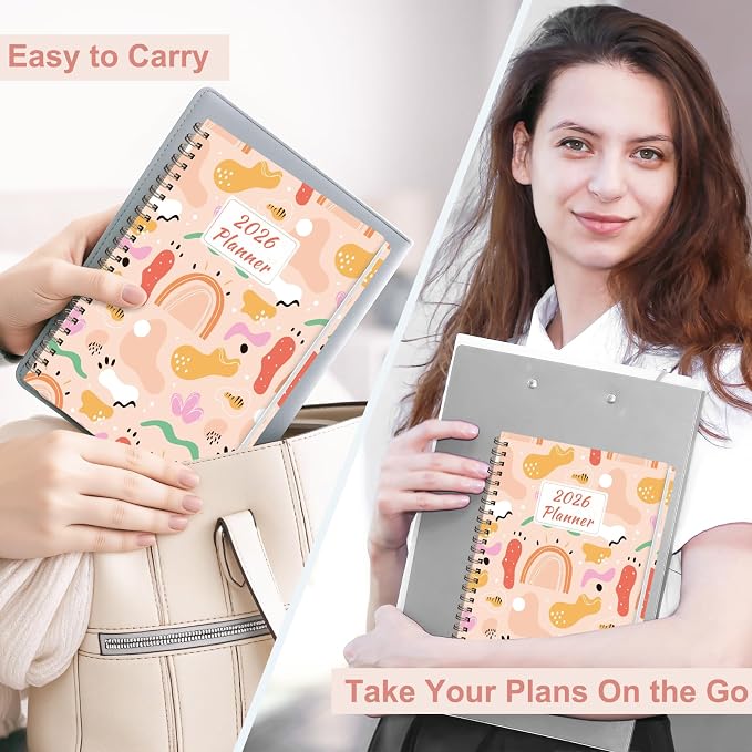 2026 Planner, Weekly and Monthly Calendar Planner Agenda, Jan 2026 - Dec 2026, Planning Academic Book, Office Desk Accessories and School Supplies - A5 (6.3'' x 8.5'')