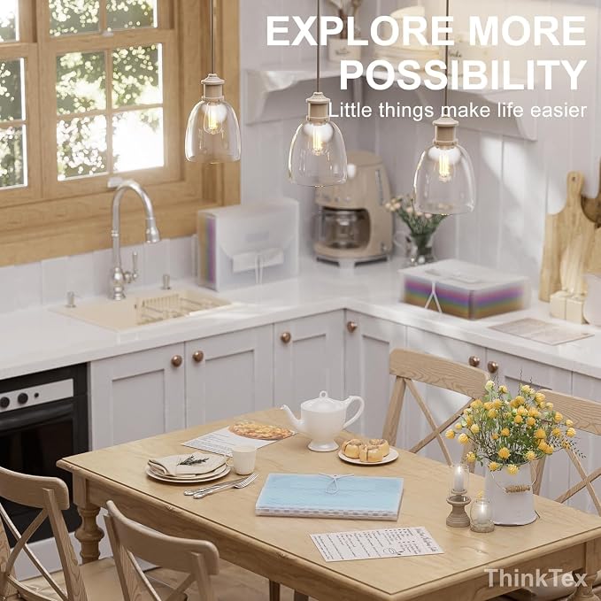 ThinkTex Accordion File Organizer, 12 - Pocket Expanding File Folders | for Paper Receipts, Bills&Taxes Organizer, Portable Letter/A4 Size Document Holder for School, Office, Home