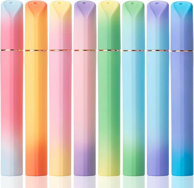 Mr. Pen- Glitter Highlighters, 8 Pack, Sunshine Colors | Chisel Tip Glitter Highlighter Markers for Journaling, Notes, Planners & Creative Highlighting