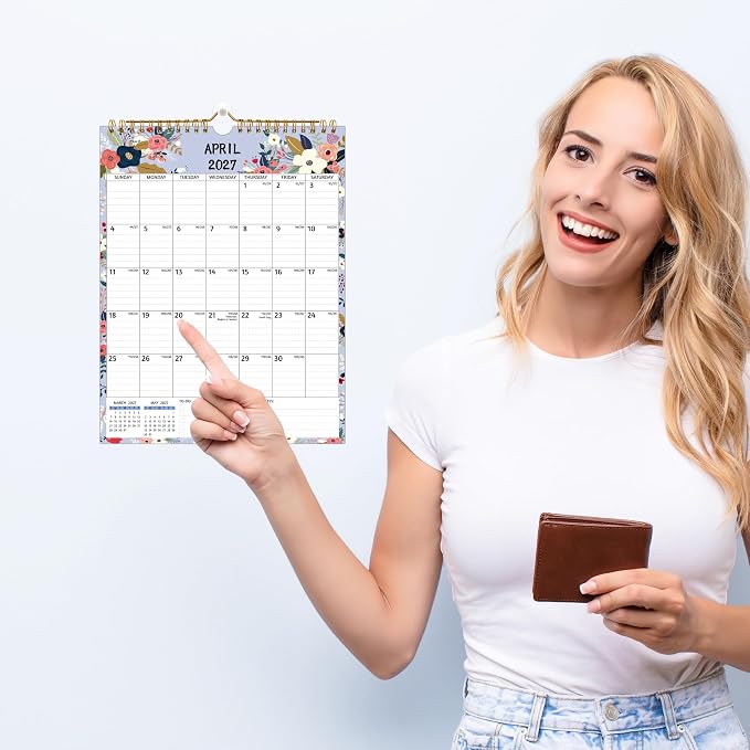 Wall Calendar 2026-2028 ā 2 Year Calendar 2026-2028, 8.5 x 11 In, Jul 2026 - Jun 2028, 24-Month Calendar, Small Monthly Calendar 2026-2026 Vertical, Ruled Blocks, Thick Paper, Holidays, To-do ļ¼ Notes
