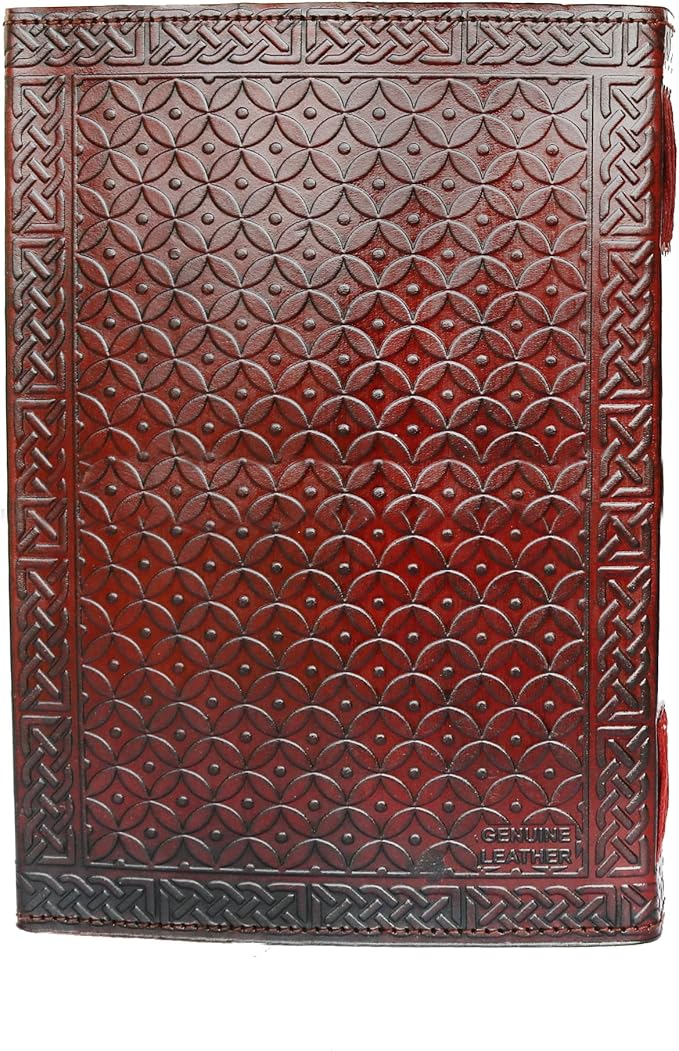 A5 Leather Journal with clasp Tree of life emboss Writing Pad Blank Notebook Handmade Notepad For Men & Women Unlined Paper Best Present Sketchbook Travel Diary To Write Book Of Shadows Refillable